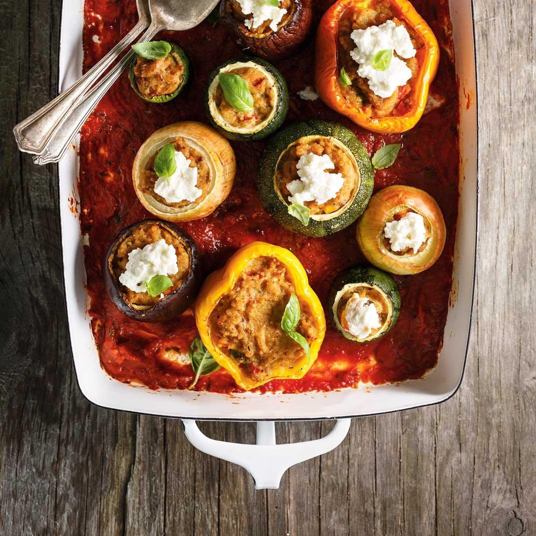Parmesan-Stuffed Vegetables