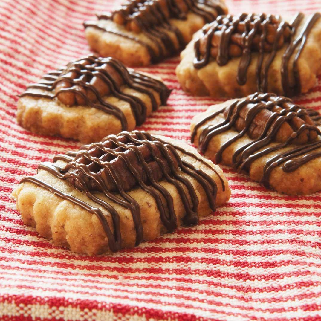 Pecan and Chocolate Shortbreads
