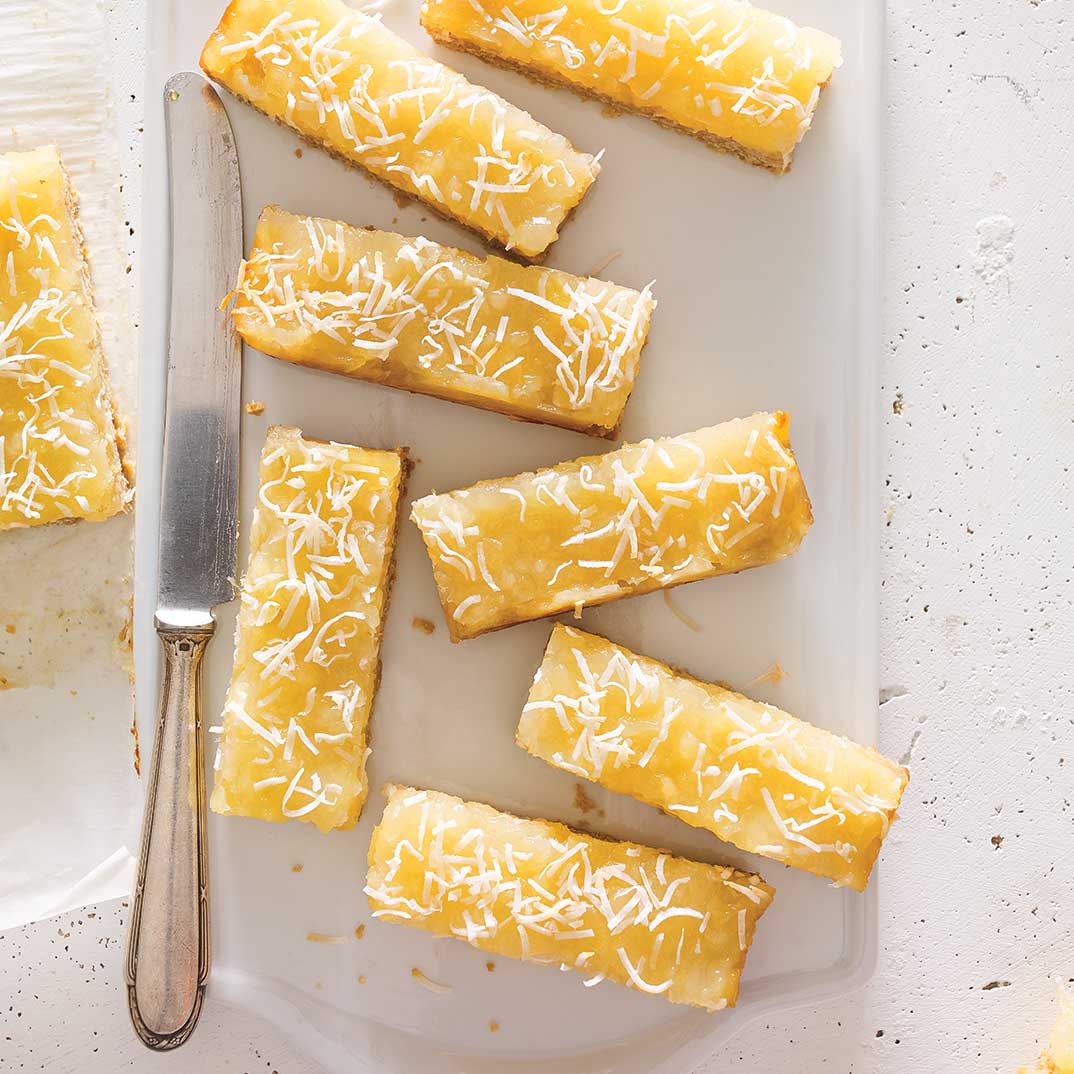 Pineapple and Coconut Bars