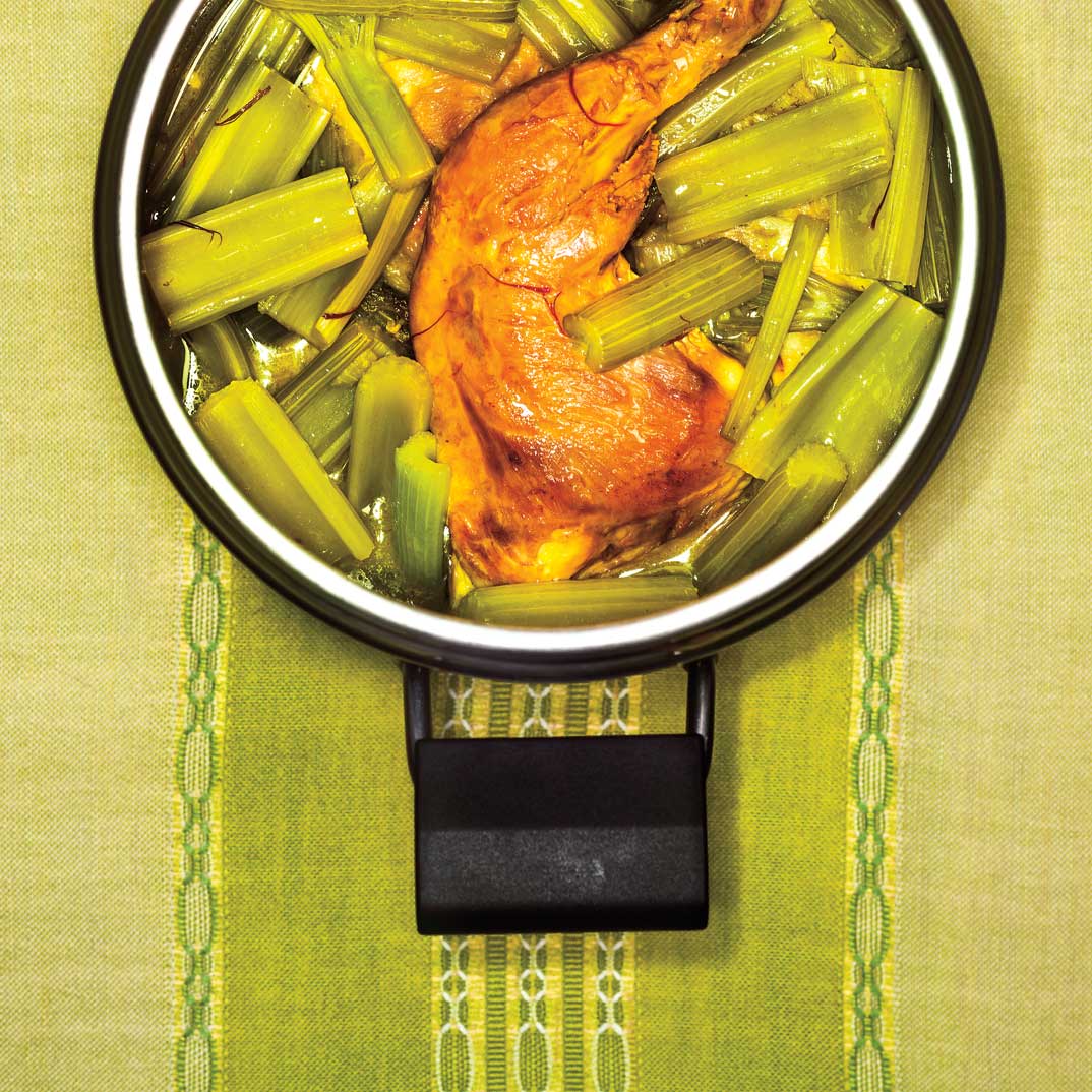 Pressure Cooker Chicken with Celery