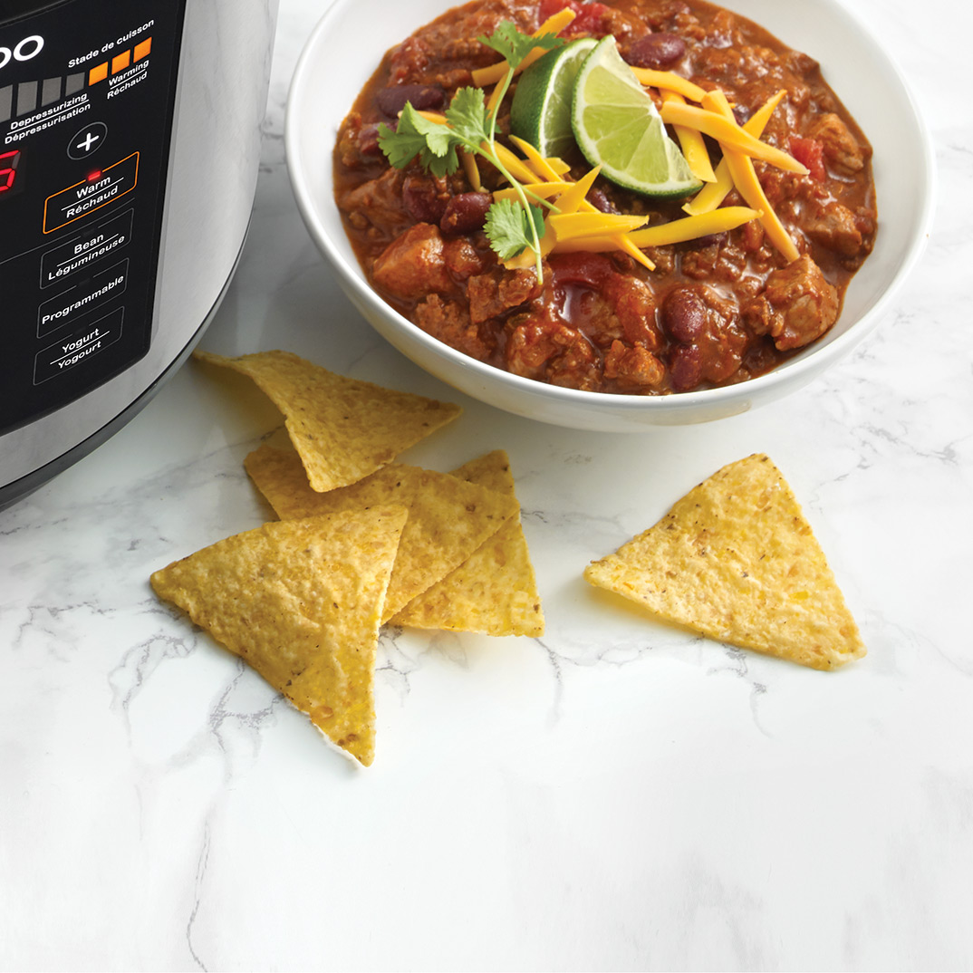 Pressure Cooker Two-Meat Chili