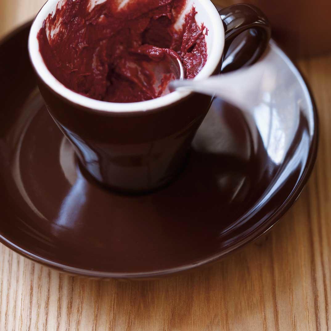 Raspberry and Chocolate “Pots de Crème”