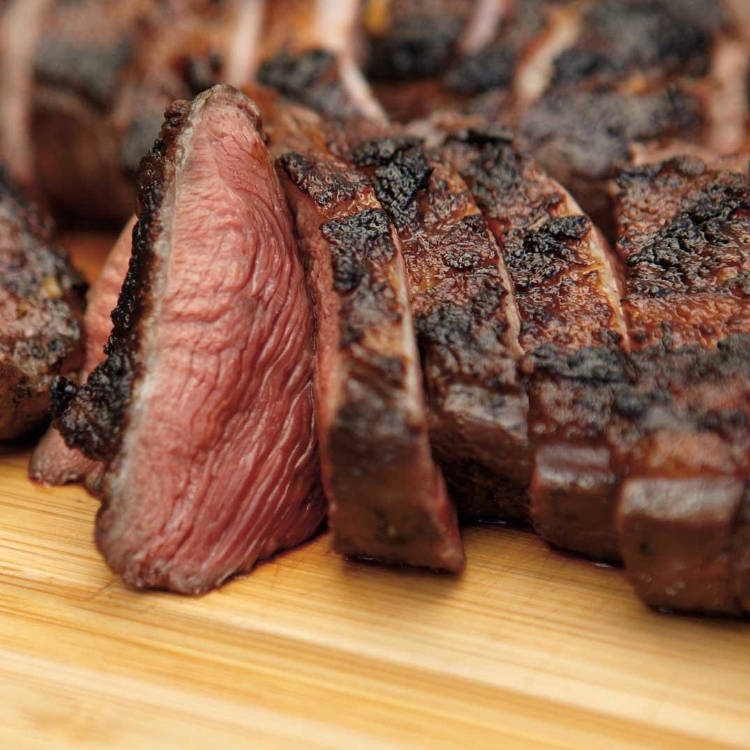 Raspberry Wine Vinegar and Garlic Marinated Duck Breasts