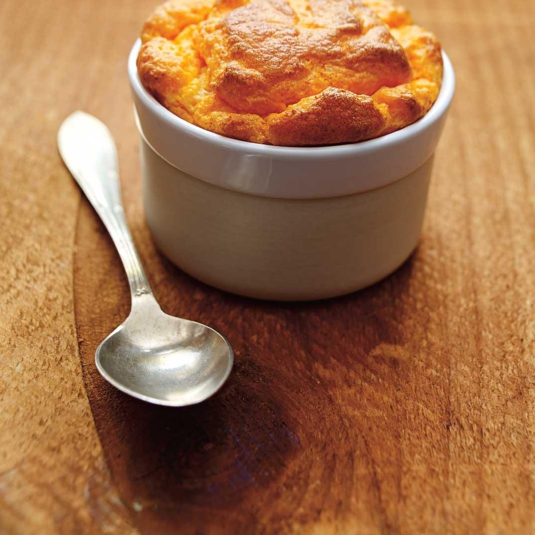Red Bell Pepper and Oka Cheese Soufflé