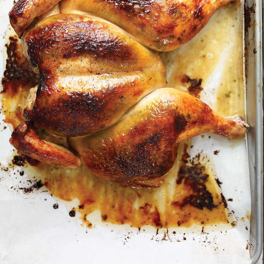 Roasted Chicken with Marmalade