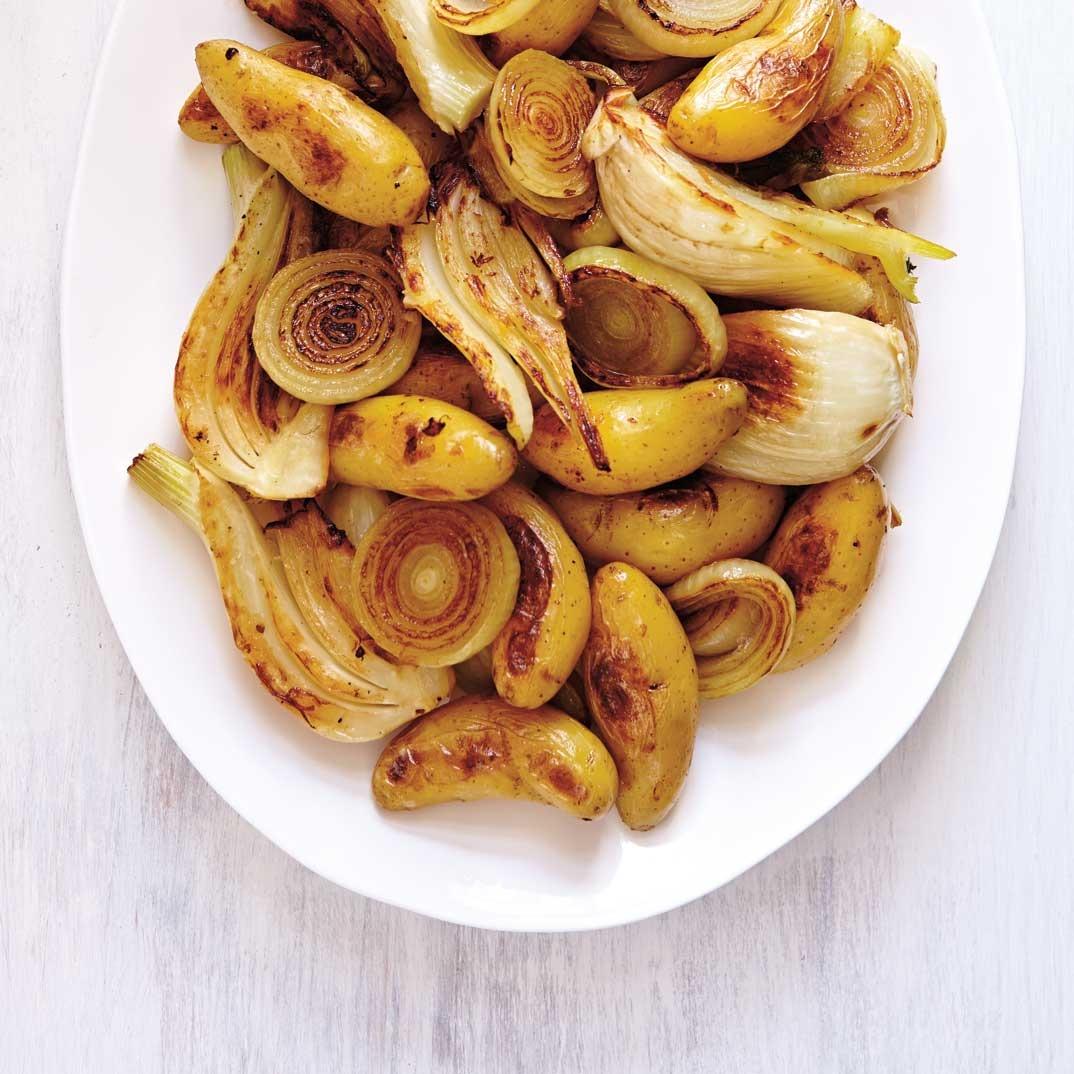 Roasted Fennel and Fingerling Potatoes