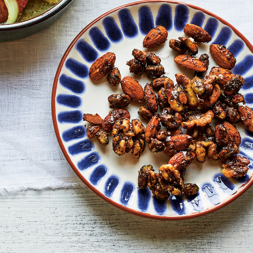 Roasted Nuts with Honey and Sumac