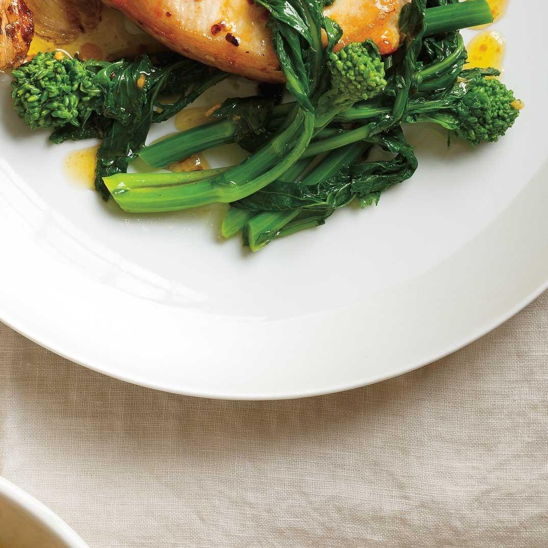 Sautéed Rapini with Garlic