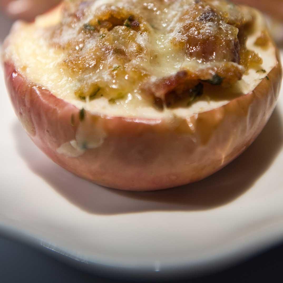 Savoury Baked Apples