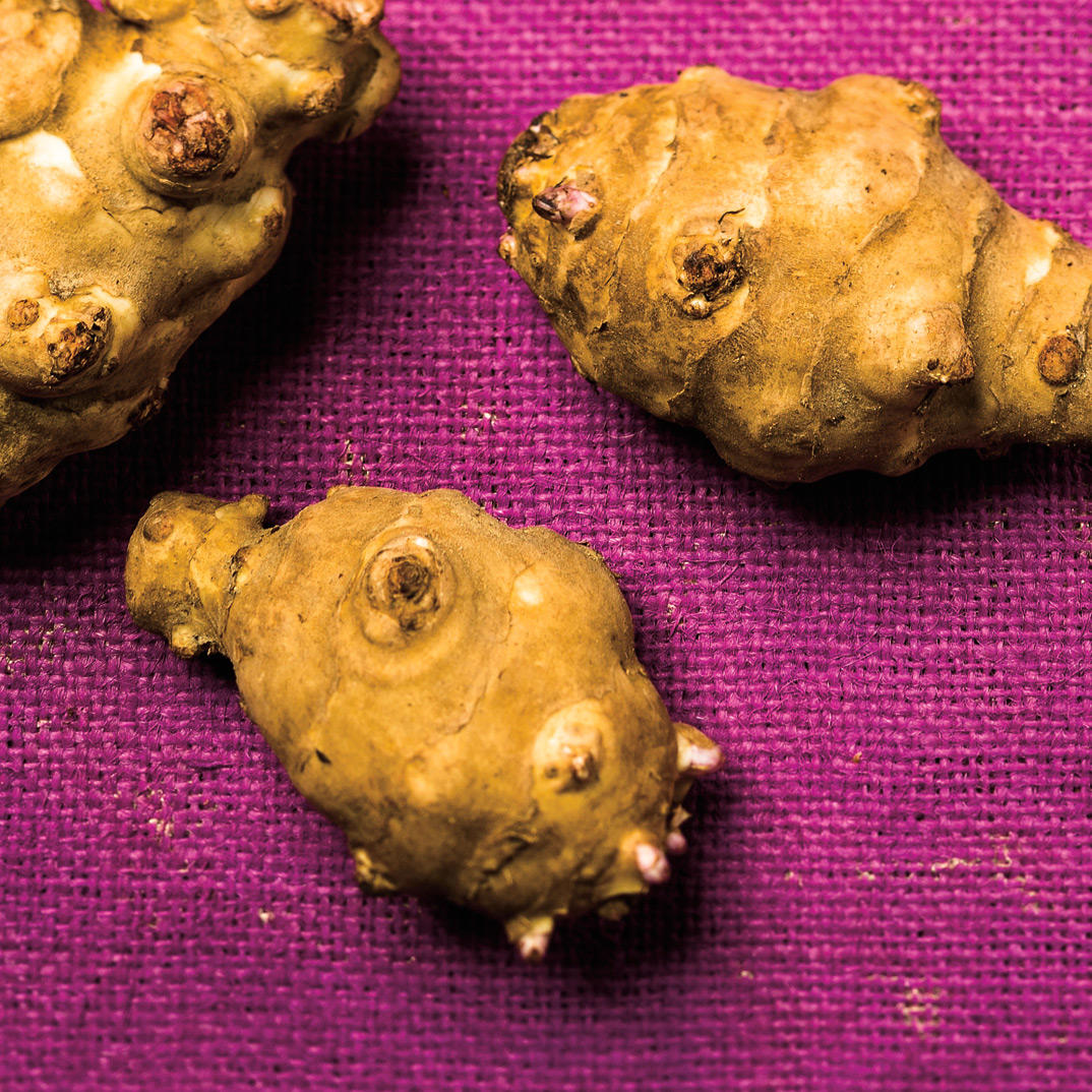 Scalloped Jerusalem Artichokes (2)