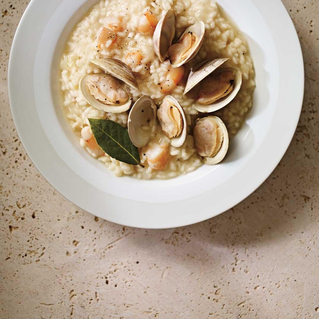 Seafood and Bay Leaf Risotto