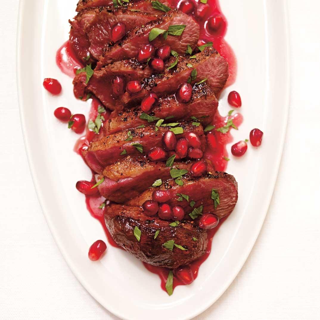 Seared Duck with Pomegranate Recipes List