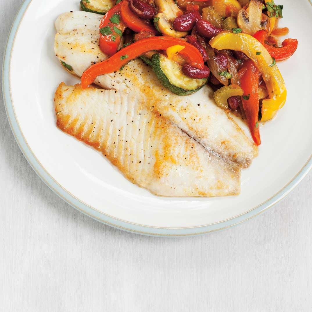 Seared Tilapia and Vegetable Stir-Fry