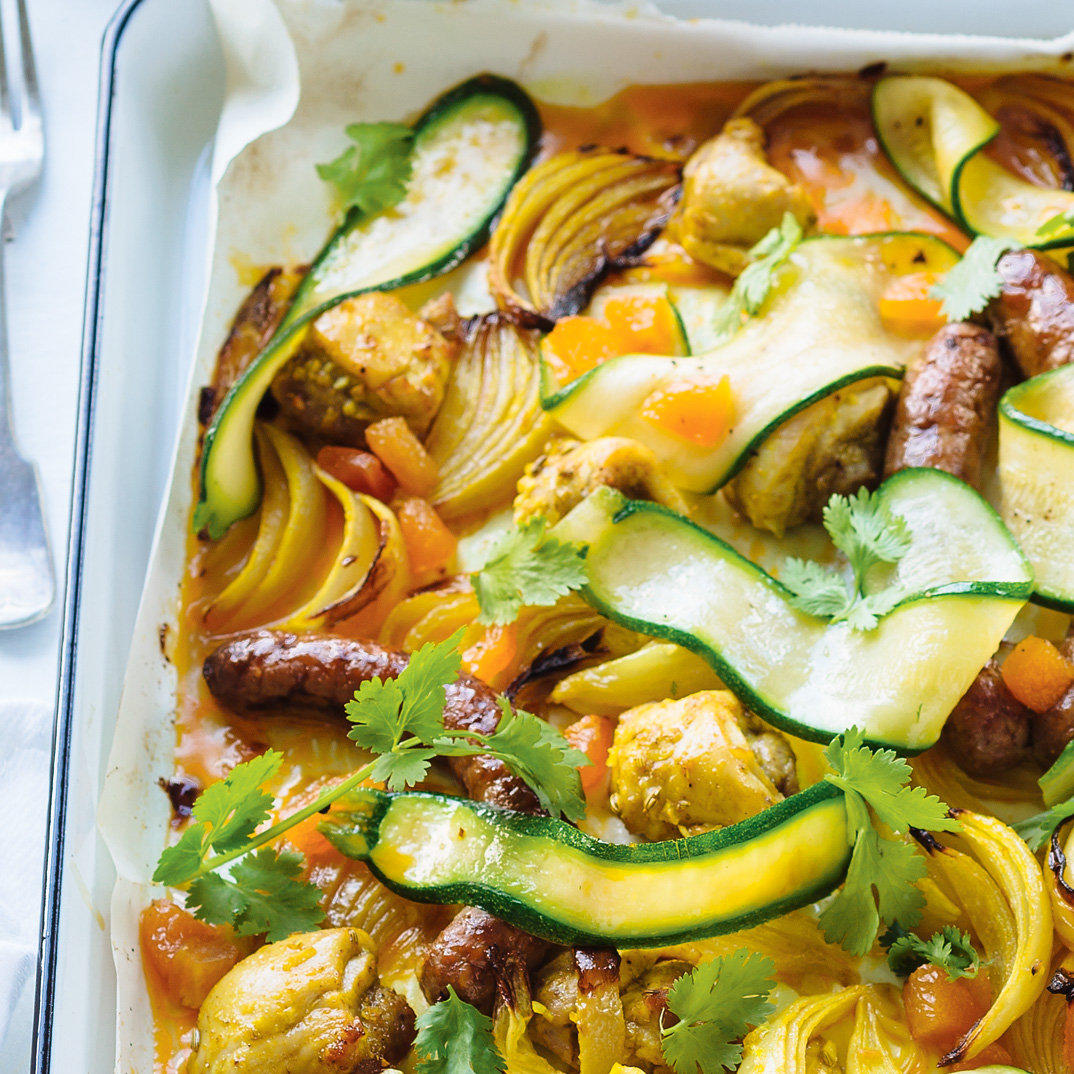 Sheet-Pan Chicken “Tagine”