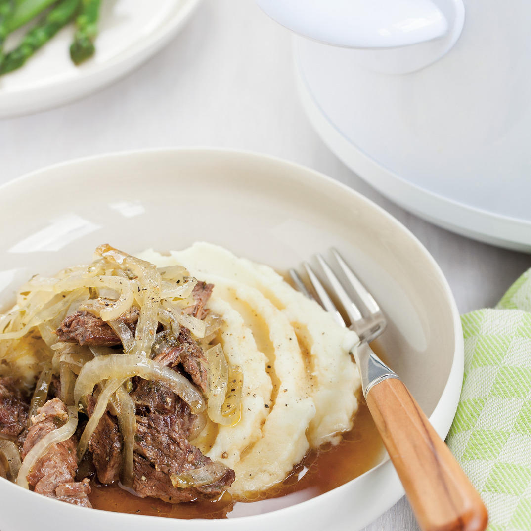 Slow-Cooker Broufado (Provençale Braised Beef with Onions)