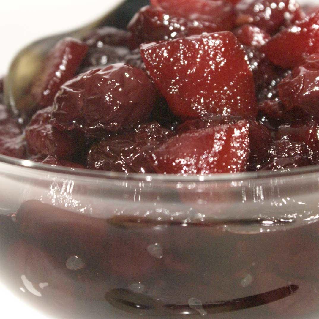 Sour Cherry and Pear Jam