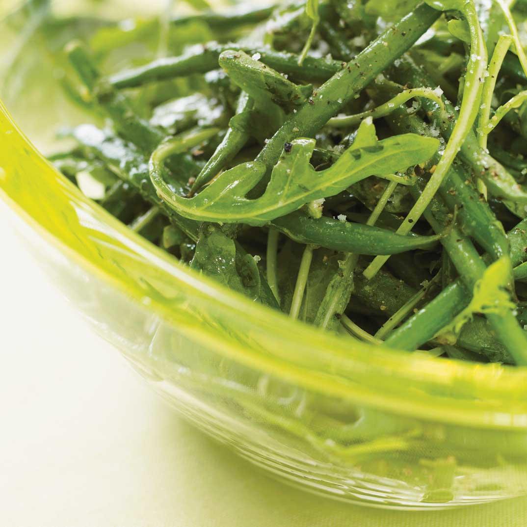 Spring Bean and Arugula Salad