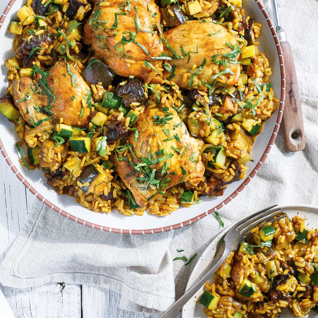 Tagine-Style Chicken with Prunes