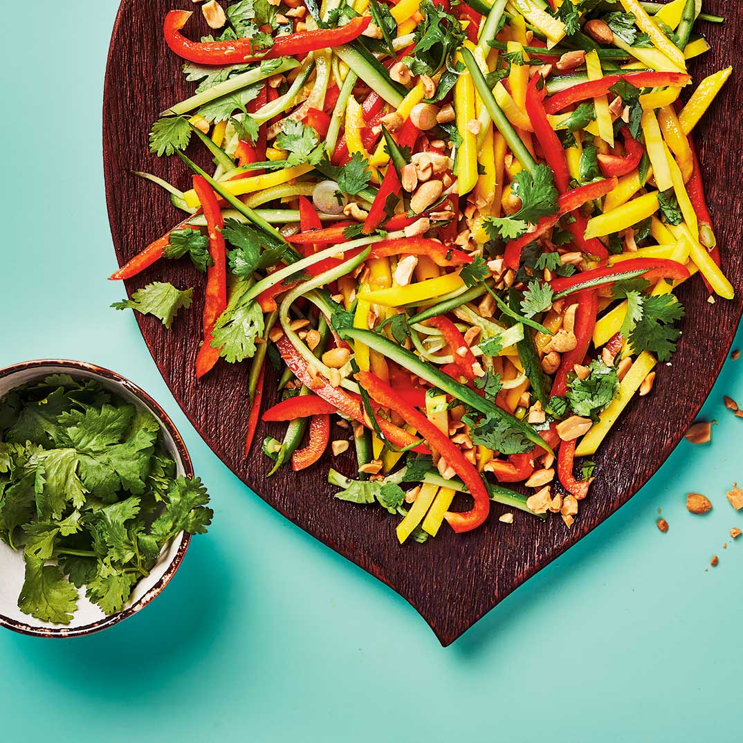 Thai Mango Salad with Peanuts