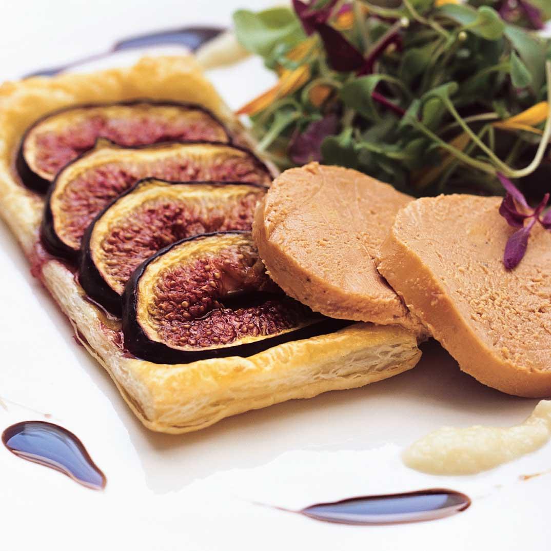 Thin Fig and Foie Gras Tarts
