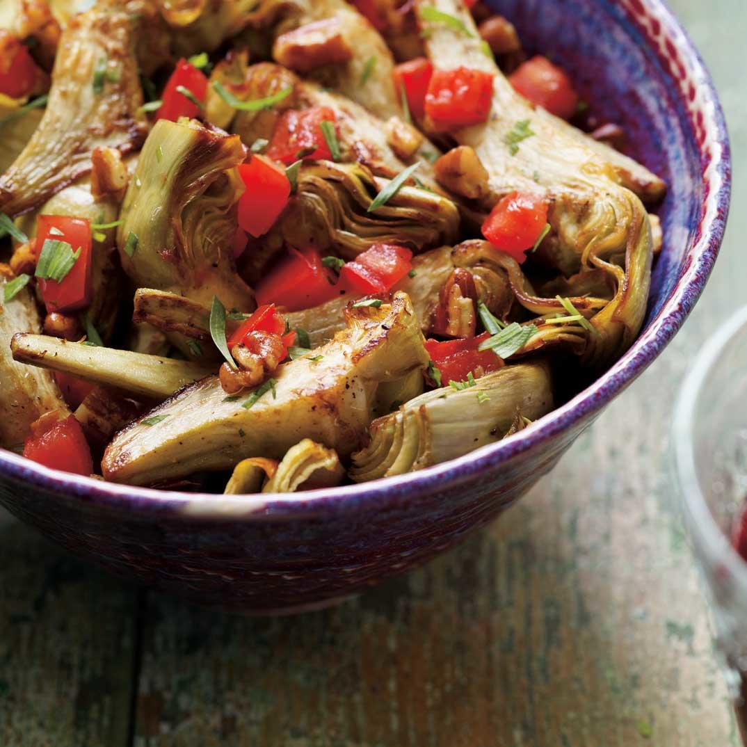 Tomato Roasted Artichokes