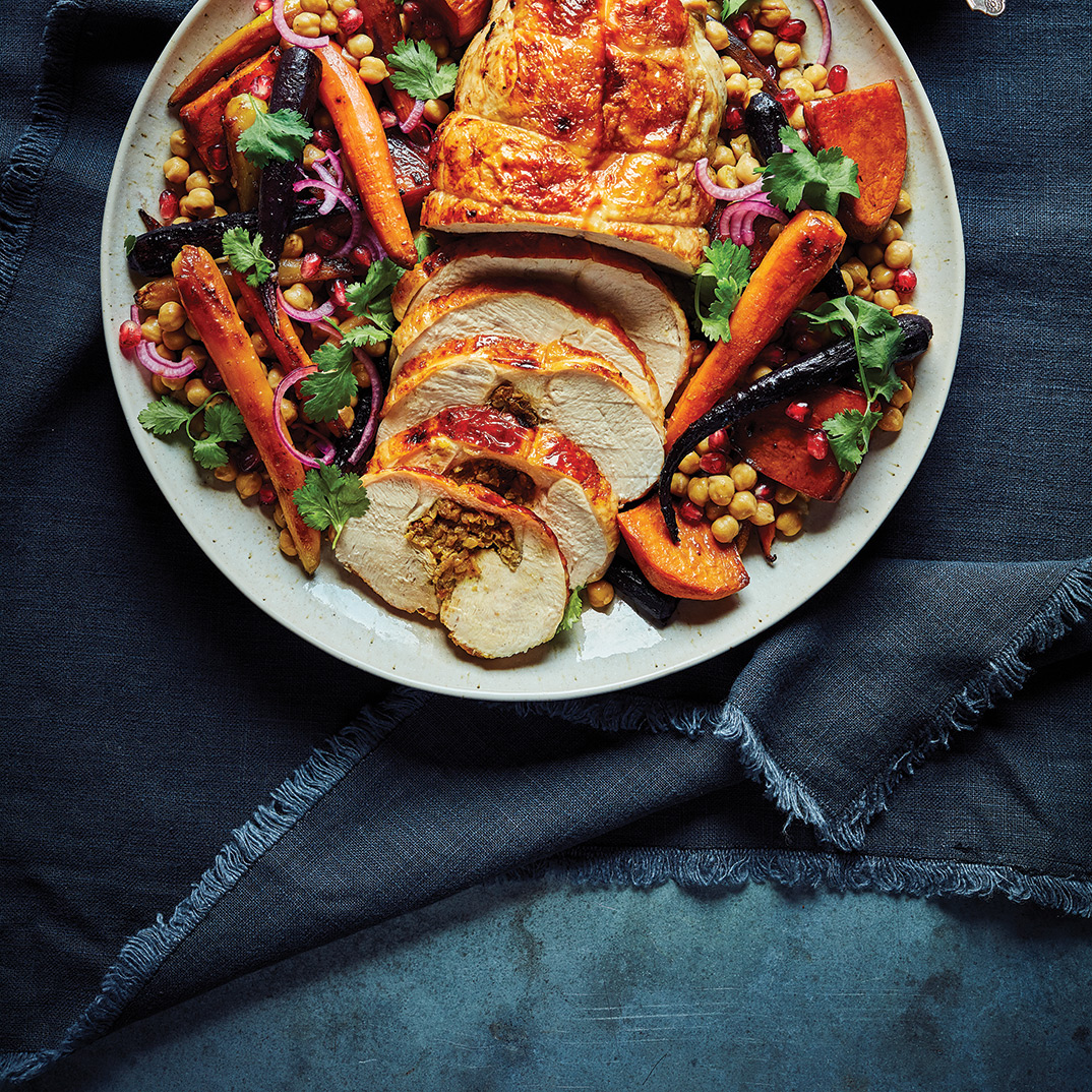 Turkey Roast with Carrots and Spices
