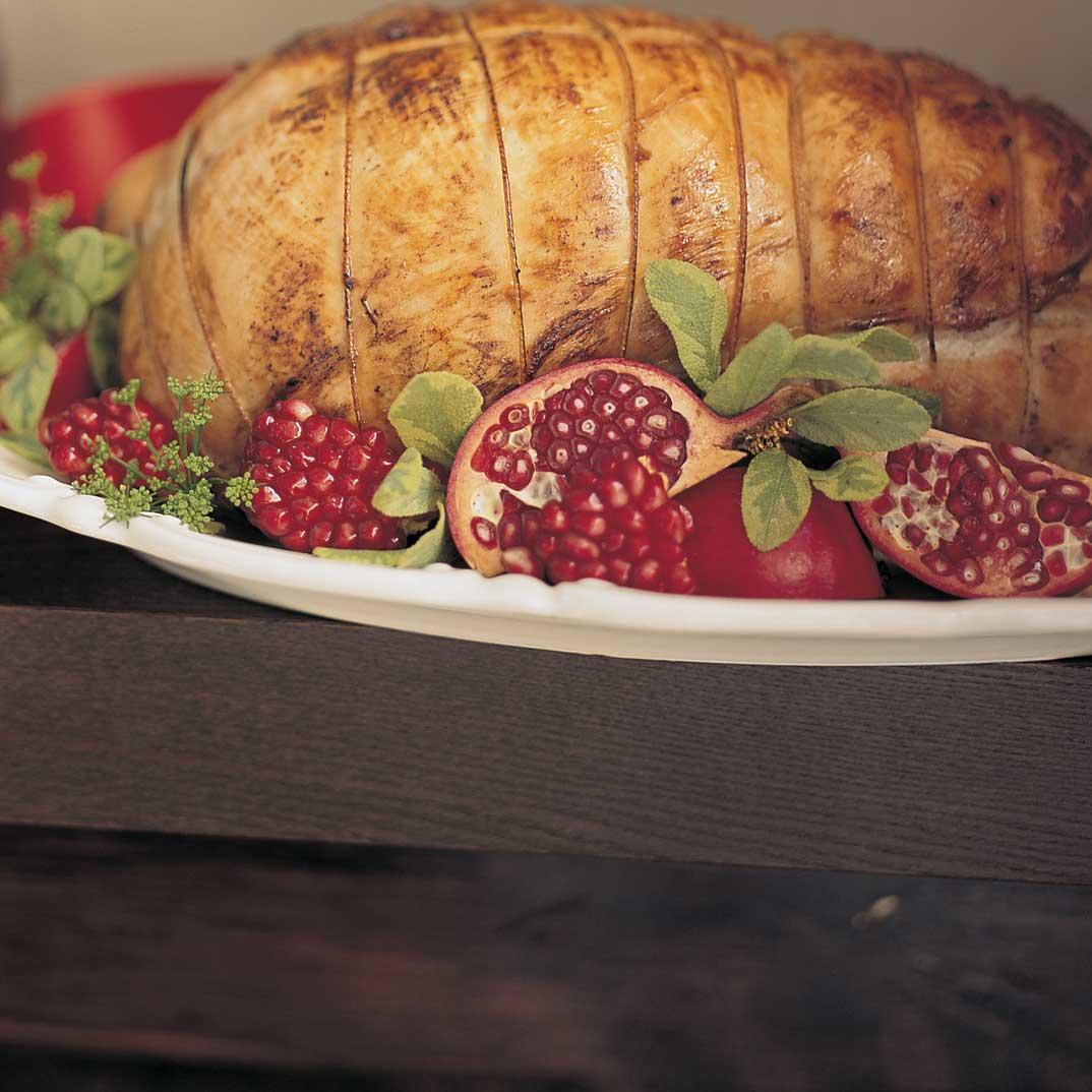 Turkey Roast with Cranberry and Port Wine