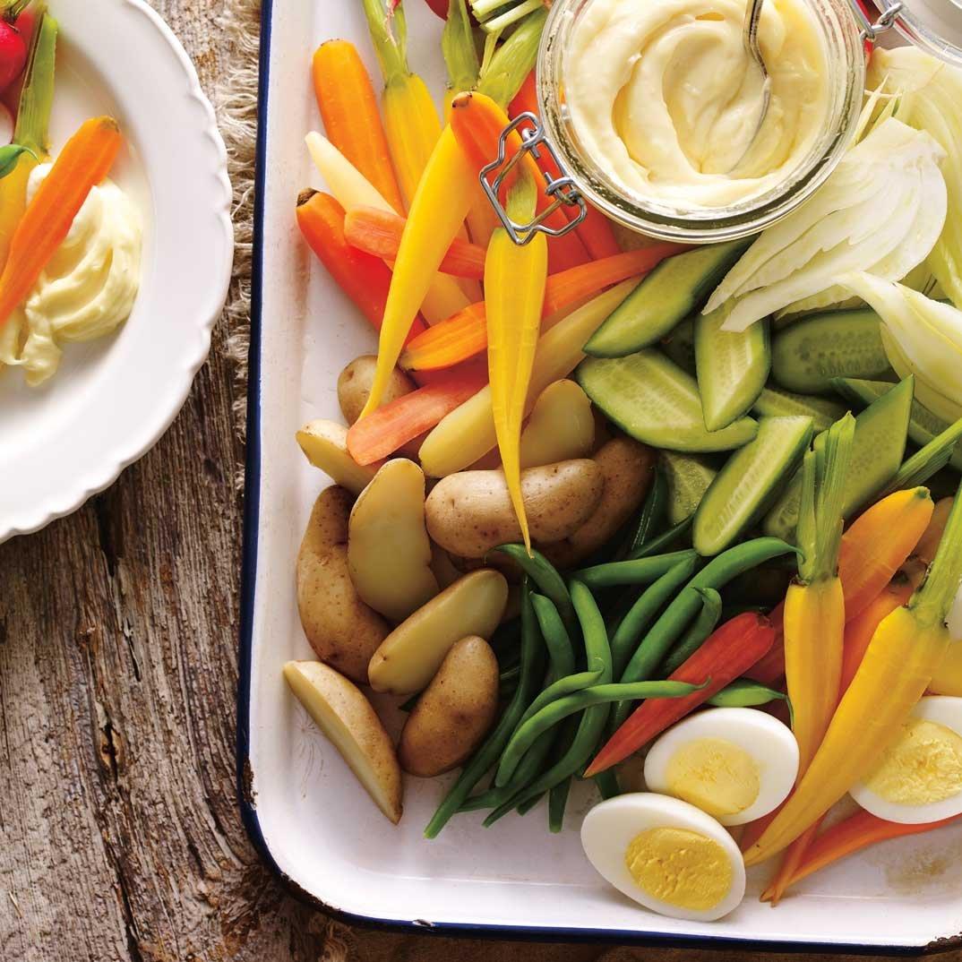 Vegetable Platter with Aioli