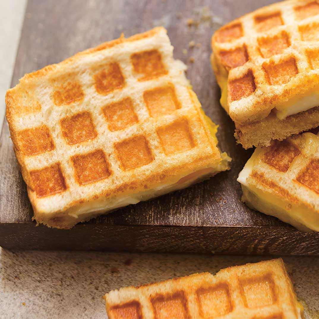 Waffle Egg Grilled Cheese
