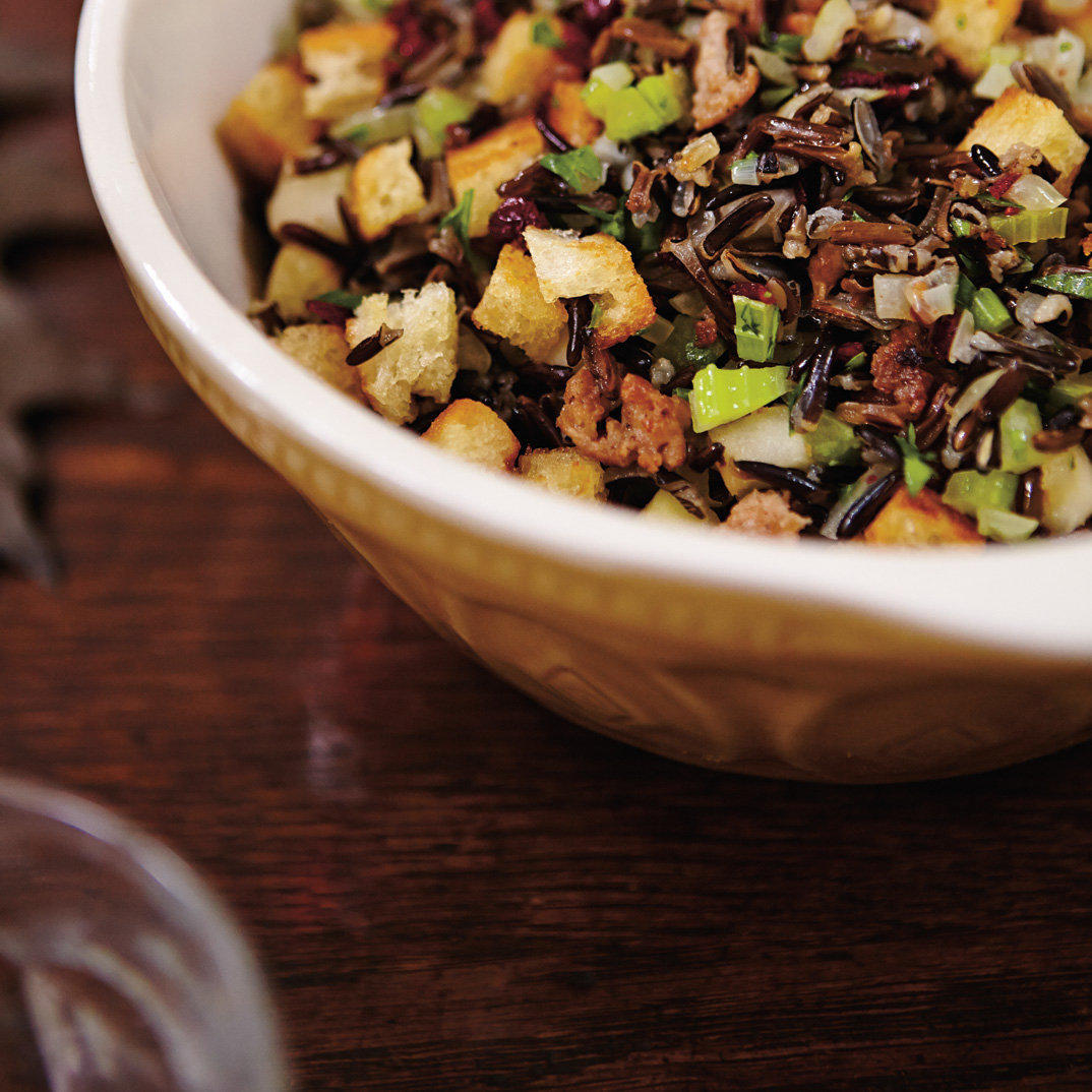 Wild Rice, Apple and Cranberry Stove-Top Stuffing