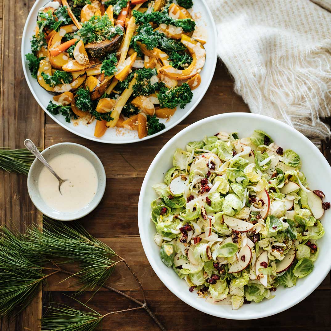Winter Vegetables with Sesame and Rosemary