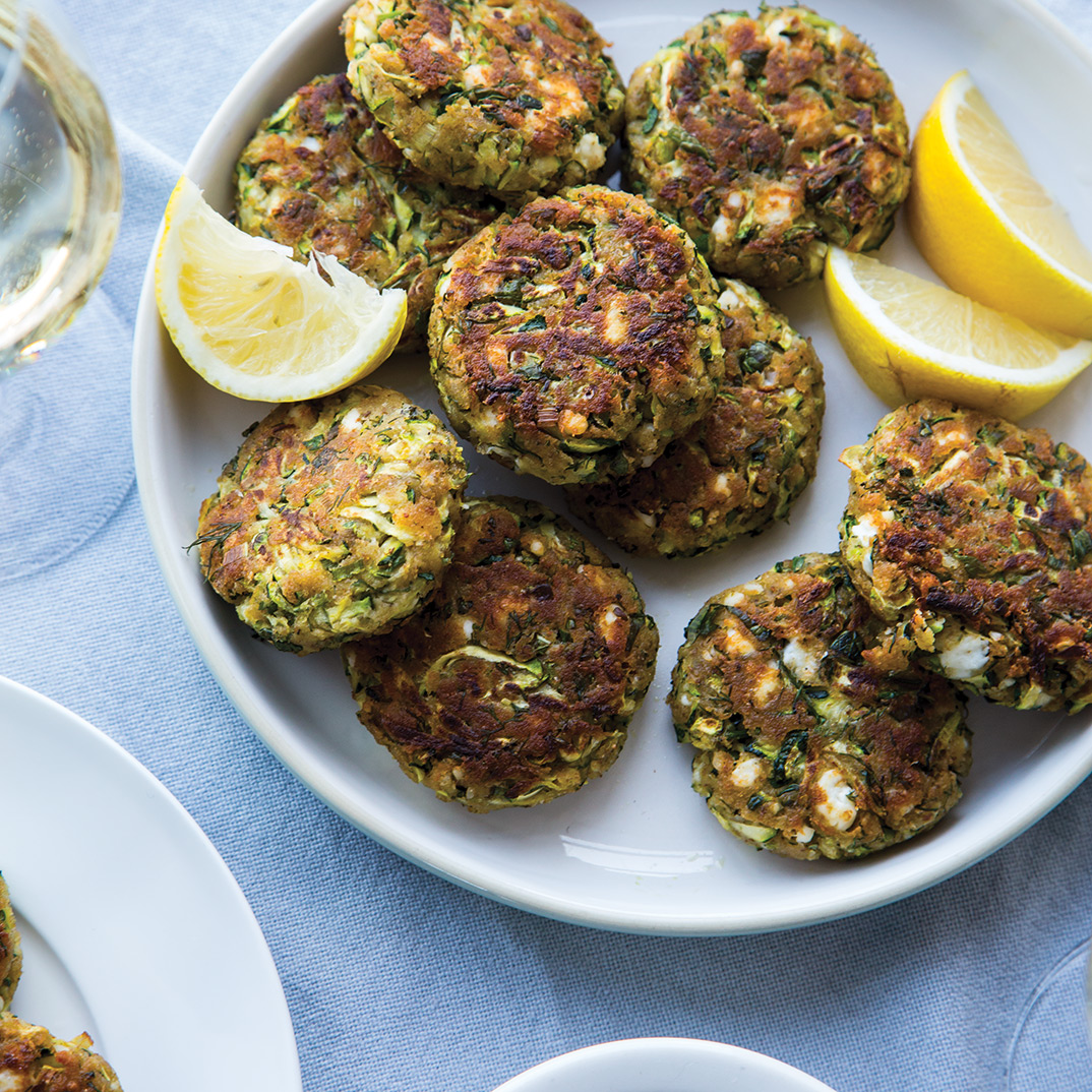 Zucchini and Mint Fritters
